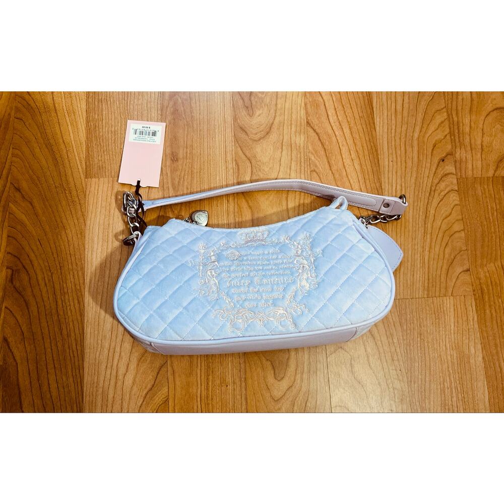 Juicy Couture Juicy Tale Quilted Shoulder Bag Lilac Mist NWT